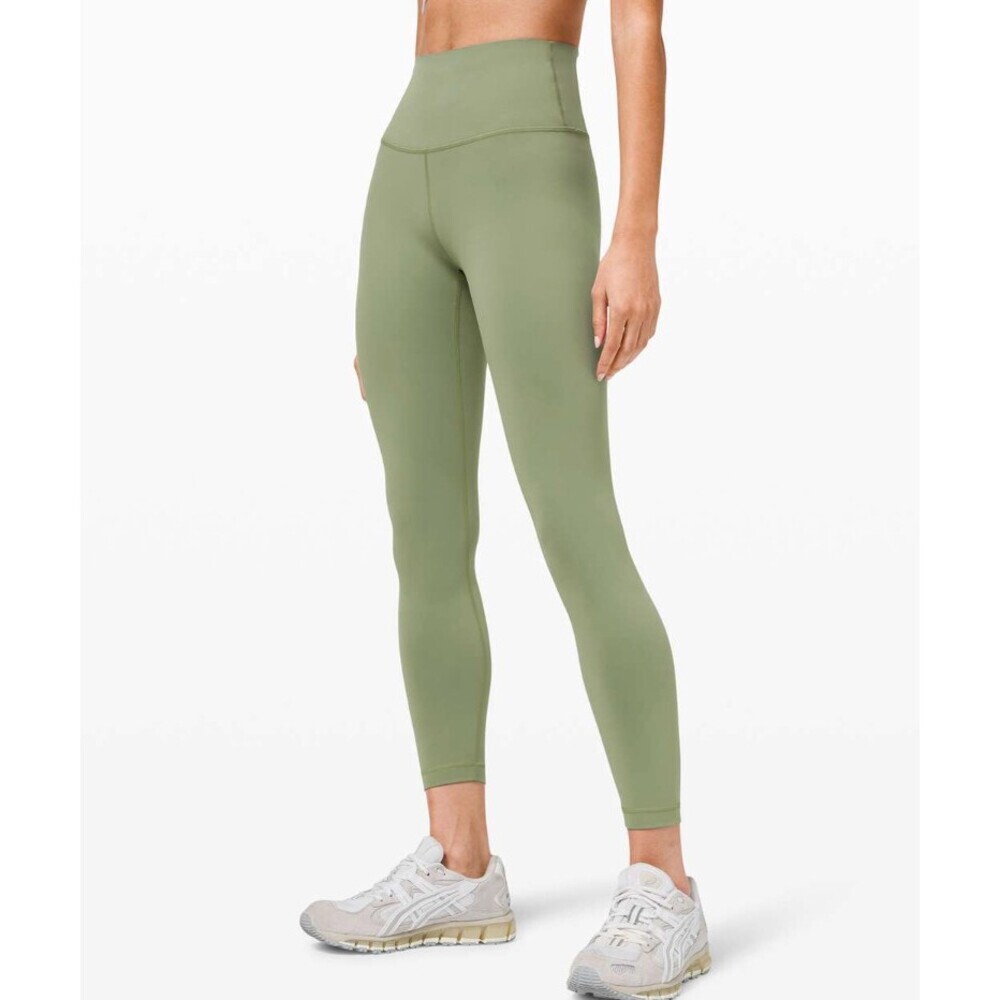 Lululemon Wunder Train High-Rise Tight 25" Willow Green Size 4
